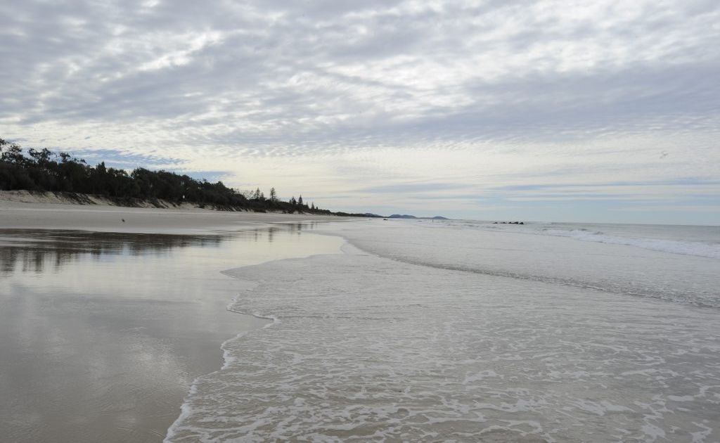 New Brighton Beach where a woman tragically drowned this morning. New Brighton Beach where a woman tragically drowned this morning.